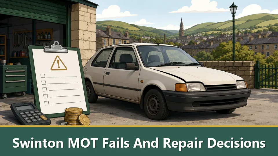 Swinton MOT Fails And Repair Decisions